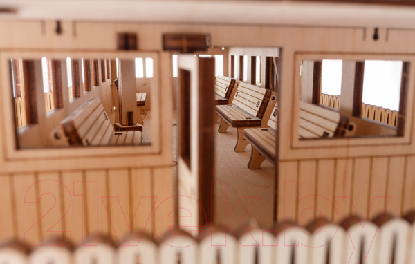 Изображение товара Корабль игрушечный EWA Пароход