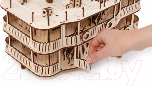 Изображение товара Корабль игрушечный EWA Пароход