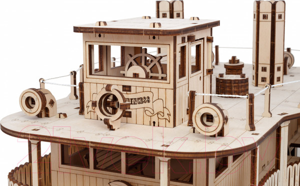 Изображение товара Корабль игрушечный EWA Пароход