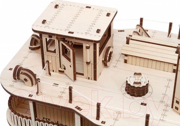 Изображение товара Корабль игрушечный EWA Пароход