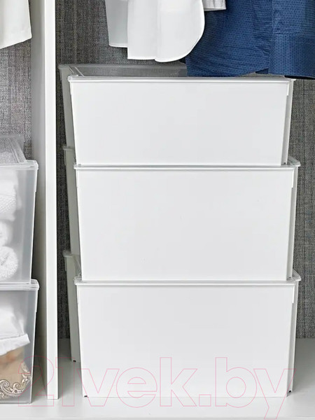 Изображение товара Контейнер для хранения Violet Модуль с крышкой / 6618106 (18л, белый)