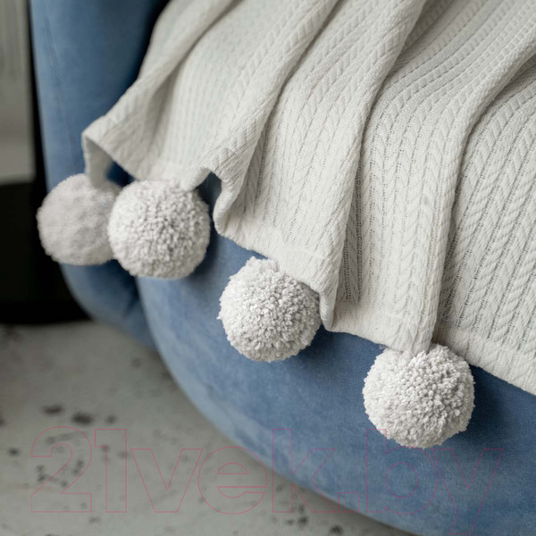 Изображение товара Плед Pasionaria Лео 120x220 (белый)