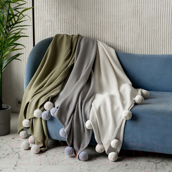 Изображение товара Плед Pasionaria Лео 120x220 (белый)