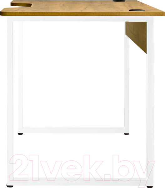 Изображение товара Компьютерный стол Millwood Лофт Гонконг ДТ-3 130x70x75 (дуб золотой Craft/металл белый)