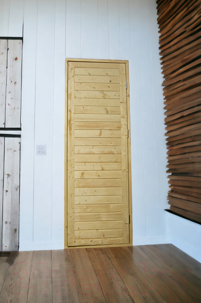 Изображение товара Деревянная дверь для бани КомфортПром 60x180 / 10223352