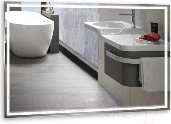 Изображение товара Зеркало Silver Mirrors Ливия 120x80 / LED-00002346
