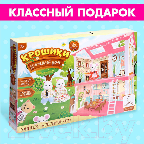 Изображение товара Кукольный домик Happy Valley Крошики. Уютный дом с мебелью LC6633 / 9600080