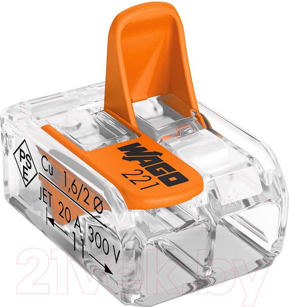 Изображение товара Набор клемм Wago 221-412 (5шт)