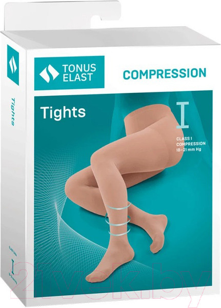 Изображение товара Колготки компрессионные Tonus Elast 0404 1кк Рост 1 Р3 (черный)