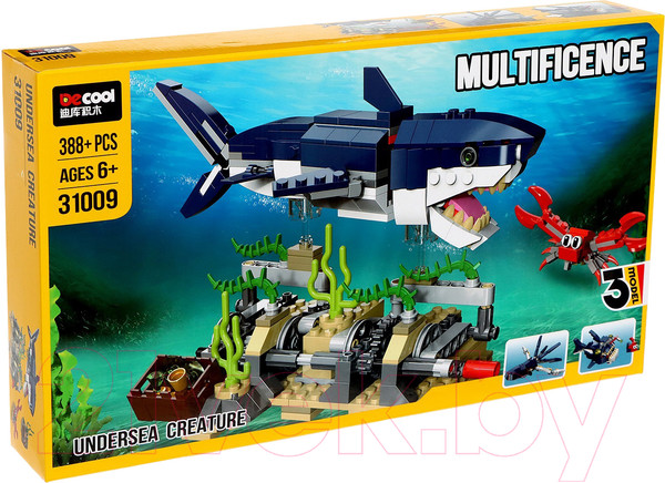 Изображение товара Конструктор Decool Дино. Мегалодон 31009 / 9888352 (388эл)