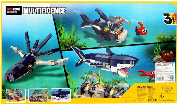 Изображение товара Конструктор Decool Дино. Мегалодон 31009 / 9888352 (388эл)