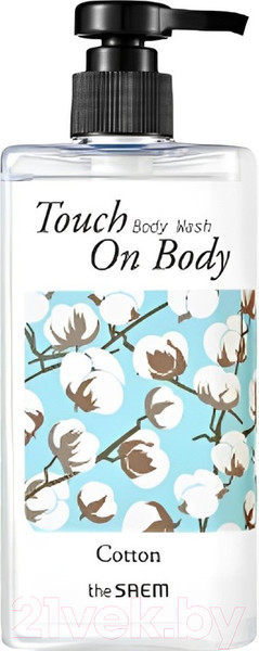 Гель для душа The Saem Touch On Body Cotton Body Wash (300мл) — фото 3