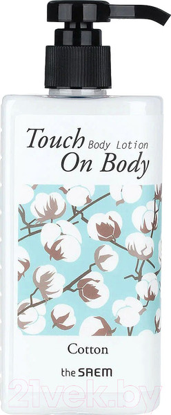 Изображение товара Лосьон для тела The Saem Touch On Body Cotton Body Lotion (300мл)