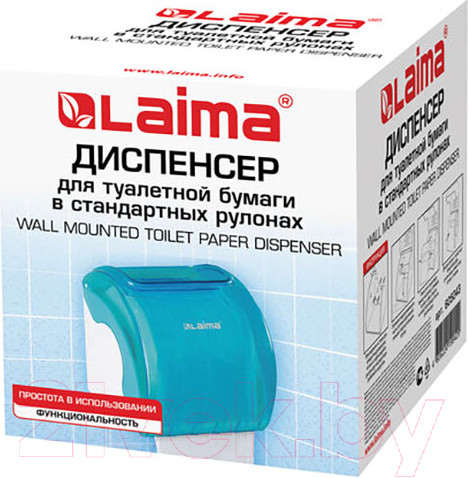 Изображение товара Держатель для туалетной бумаги Laima 605043 (голубой)