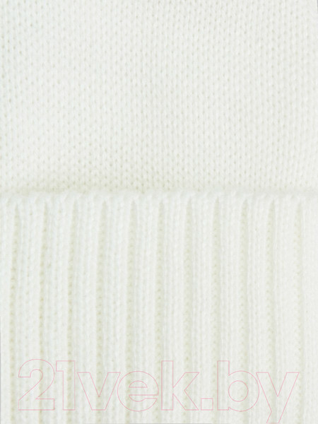 Изображение товара Шапочка для малышей Amarobaby Pure Love Bear Winter / AB-OD22-PLBW16/33-42 (молочный, р.42-44)