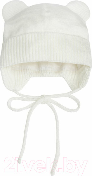 Изображение товара Шапочка для малышей Amarobaby Pure Love Bear Winter / AB-OD22-PLBW16/33-42 (молочный, р.42-44)