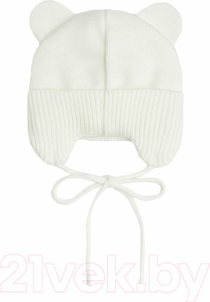 Изображение товара Шапочка для малышей Amarobaby Pure Love Bear Winter / AB-OD22-PLBW16/33-42 (молочный, р.42-44)