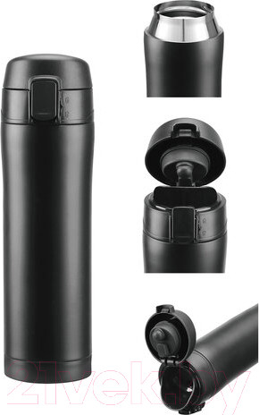 Изображение товара Термокружка Laima 608080 (470мл, безграничный черный)