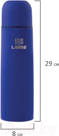 Изображение товара Термос для напитков Laima 605123 (750мл, синий)