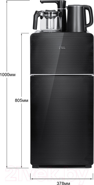 Изображение товара Кулер Ecotronic TB18-LE с чайным столиком (черный)