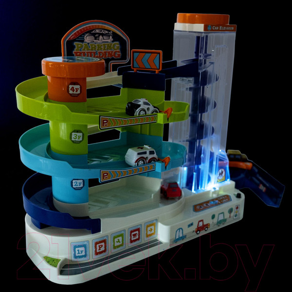 Изображение товара Паркинг игрушечный Bondibon Гараж-парковка / ВВ6197