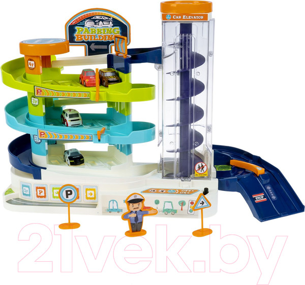 Изображение товара Паркинг игрушечный Bondibon Гараж-парковка / ВВ6197