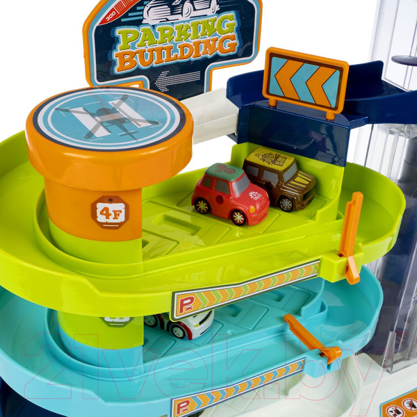 Изображение товара Паркинг игрушечный Bondibon Гараж-парковка / ВВ6197