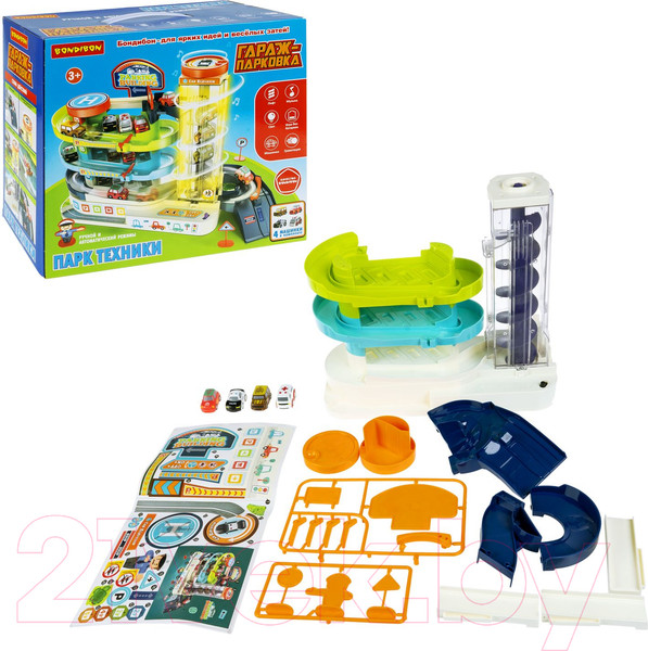 Изображение товара Паркинг игрушечный Bondibon Гараж-парковка / ВВ6197