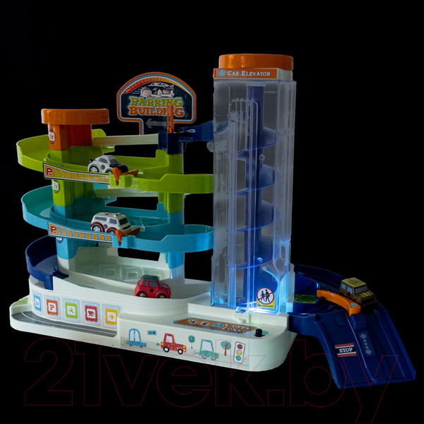 Изображение товара Паркинг игрушечный Bondibon Гараж-парковка / ВВ6197