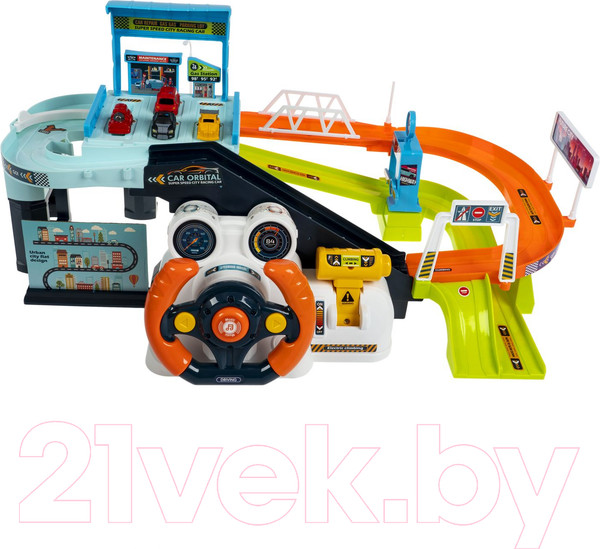 Изображение товара Паркинг игрушечный Bondibon Гараж-парковка / ВВ6196