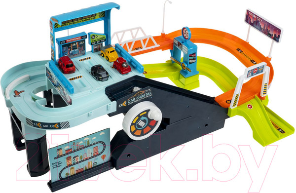 Изображение товара Паркинг игрушечный Bondibon Гараж-парковка / ВВ6196