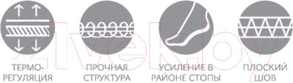 Изображение товара Колготки компрессионные Tonus Elast 0405 1кк Рост 1 Р2 (черный)