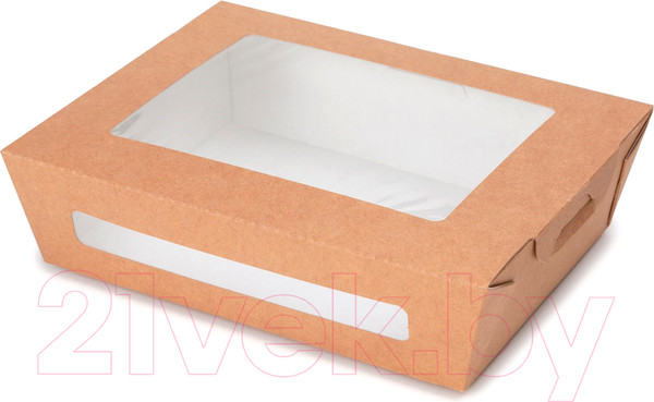 Изображение товара Набор коробок упаковочных для еды Паксервис Eco Salad 600 / 285866 (25шт)