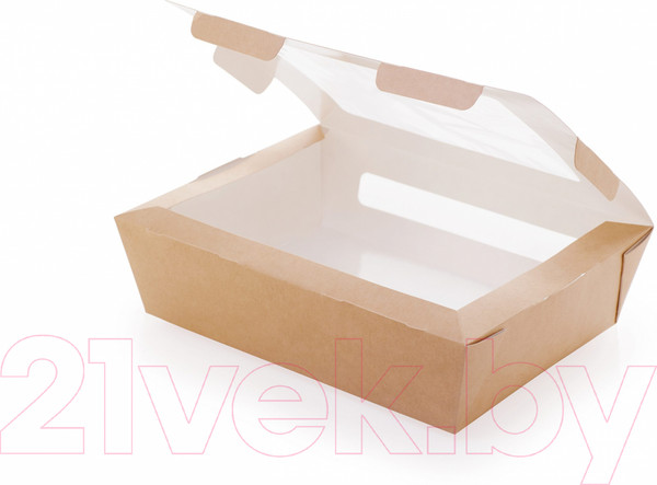 Изображение товара Набор коробок упаковочных для еды Паксервис Eco Salad 600 / 285866 (25шт)