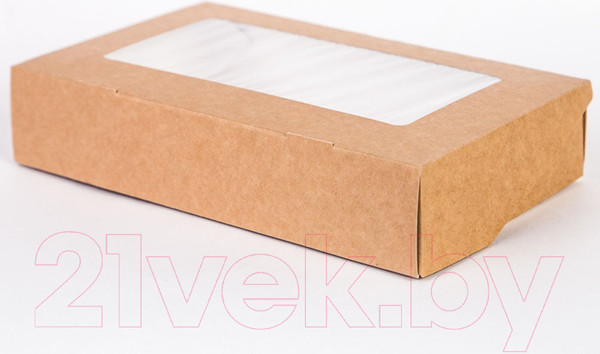 Изображение товара Набор коробок упаковочных для еды Паксервис Eco Tabox 500 / 285829 (50шт)