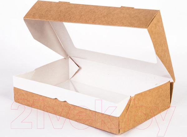 Изображение товара Набор коробок упаковочных для еды Паксервис Eco Tabox 500 / 285829 (50шт)