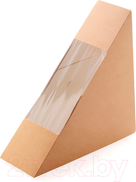 Изображение товара Набор коробок упаковочных для еды Паксервис Eco Sandwich 40 / 285844 (50шт)