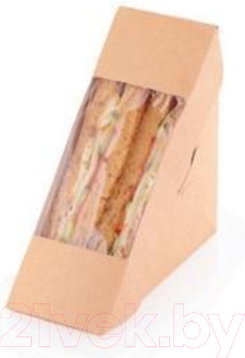 Изображение товара Набор одноразовых контейнеров Паксервис Eco Sandwich 60 / 285774 (50шт)