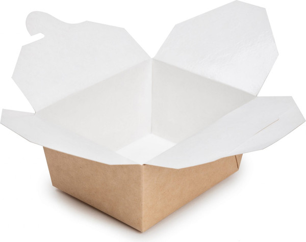 Изображение товара Набор коробок упаковочных для еды Паксервис Eco Fold Box 600 / 286995 (50шт)