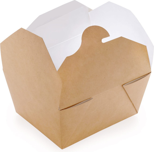 Изображение товара Набор коробок упаковочных для еды Паксервис Eco Fold Box 600 / 286995 (50шт)