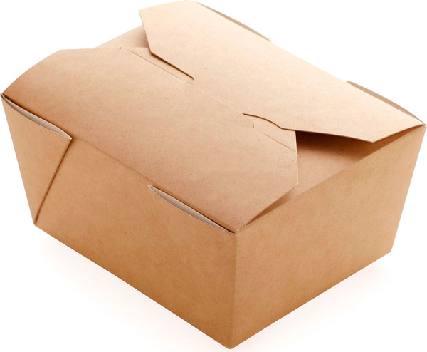 Изображение товара Набор коробок упаковочных для еды Паксервис Eco Fold Box 600 / 286995 (50шт)