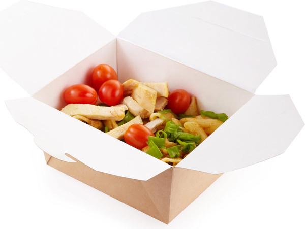 Изображение товара Набор коробок упаковочных для еды Паксервис Eco Fold Box 600 / 286995 (50шт)