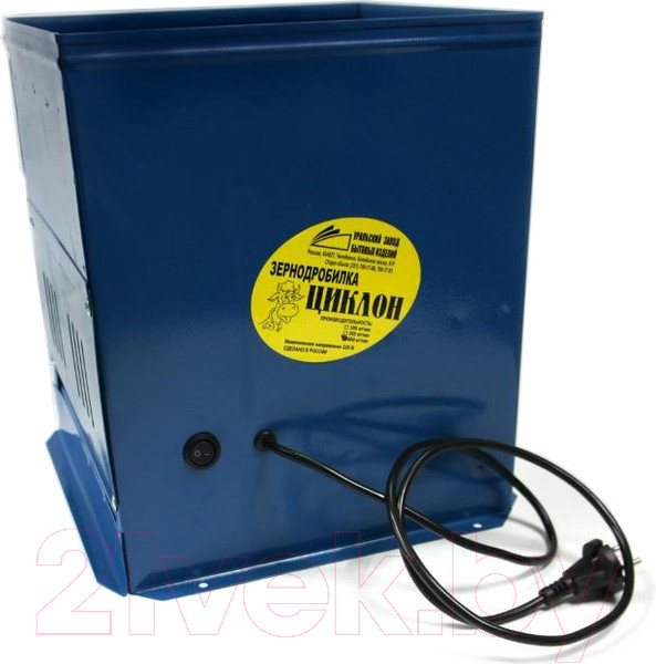 Изображение товара Измельчитель зерна электрический УЗБИ Циклон slki02 (350кг/час)