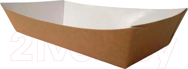 Изображение товара Набор бумажных лотков Паксервис Eco Tray 800 / 285972 (100шт)