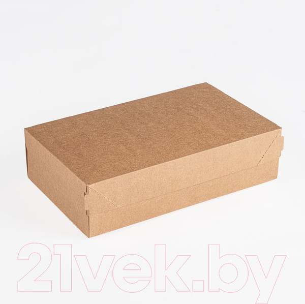 Изображение товара Набор коробок упаковочных для еды Паксервис Eco Cake 1900 / 286173 (50шт)