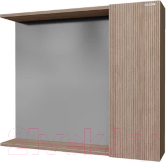 Изображение товара Шкаф с зеркалом для ванной Grossman Юнит 80 / 208011 (кадена вуд)