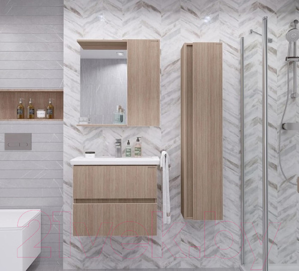 Изображение товара Тумба под умывальник Grossman Юнит 60 / 2060171 (кадена вуд)