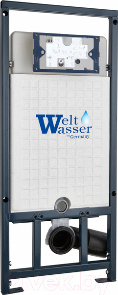 Изображение товара Инсталляция для унитаза WeltWasser Marberg 507 RD WT (с кнопкой смыва)