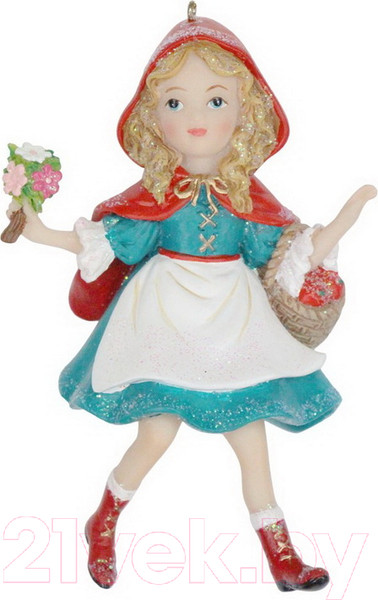 Изображение товара Елочная игрушка Gisela Graham Fairy Tales. Красная Шапочка / 11856