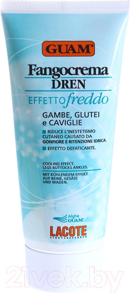 Изображение товара Крем антицеллюлитный Guam Dren Освежающий с дренажным эффектом (200мл)